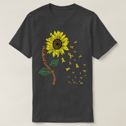 小児癌認識度シャツKのための子供の戦い Tシャツ (デザイン正面)