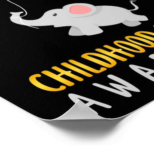 小児癌認識度ゾウ ポスター (角)