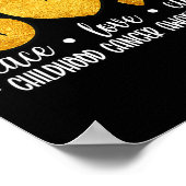 小児癌認識度ピースラブキュールチルドー ポスター (角)