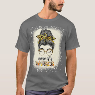 小児癌認識度ママの戦士の乱雑 Tシャツ