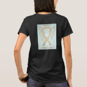 小児癌認識度リボンエンジェルシャツ Tシャツ (裏面)