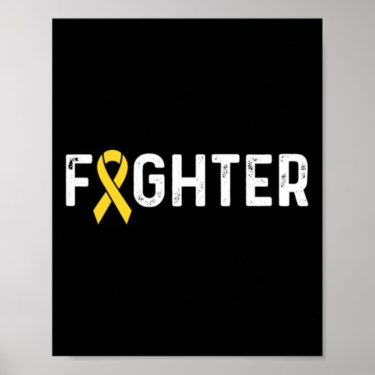 小児癌認識度リボン戦闘機 ポスター (正面)