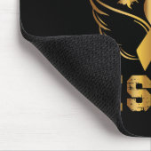 小児癌認識度私のSISTのための衣服金ゴールド マウスパッド (コーナー)