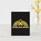 小児癌認識度虹 カード (黄色い花)