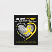 小児癌認識度製品ギフトボーイズGir カード (正面)