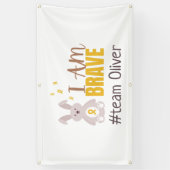 小児癌。カスタム名バナー屋外サイン 横断幕 (縦)