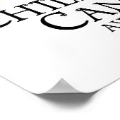 小児癌（蝶） ポスター (角)