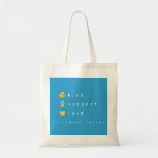 小児癌.be kind.support.love.トートとバッグ トートバッグ