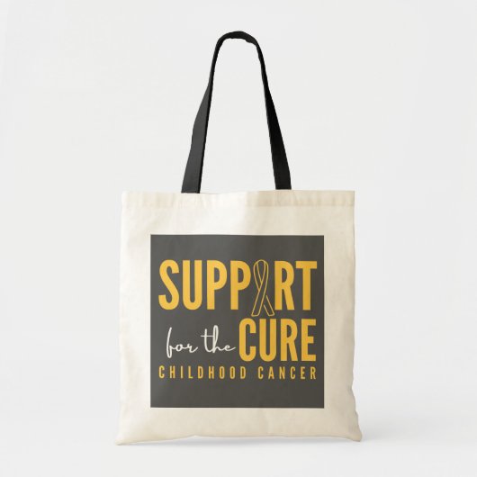 小児癌.support.cureトートとバッグ トートバッグ (正面)