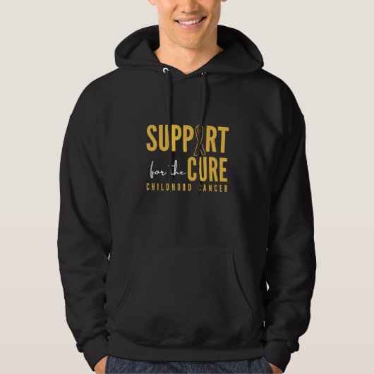 小児癌。support.cureプルオーバーパーカ パーカ (正面)