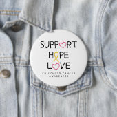 小児癌。support.hope.love.ボタン 缶バッジ (インサイチュ)
