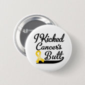 小児癌I蹴りお尻 缶バッジ (正面&裏面)