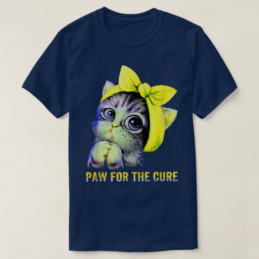 小児癌Tシャツ、小児癌TシャツF Tシャツ (デザイン正面)