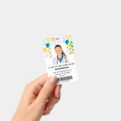 小児科かわいい海の動物の写真 バッジ (手持ち)