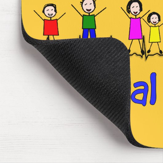 小児科のソーシャルワーカーのギフト マウスパッド (コーナー)