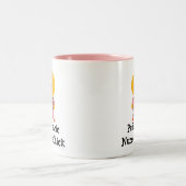 小児科のナースのひよこのマグ ツートーンマグカップ (中央)
