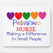小児科のナースのギフト マウスパッド (正面)