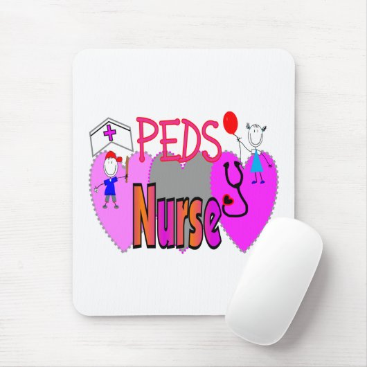 小児科のナースのギフト、ユニークなおもしろいのデザイン マウスパッド (マウス)