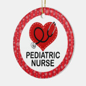 小児科のナースの仕事のギフトのオーナメント セラミックオーナメント (左)