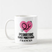 小児科のナースの従業者の感謝週 コーヒーマグカップ (左)
