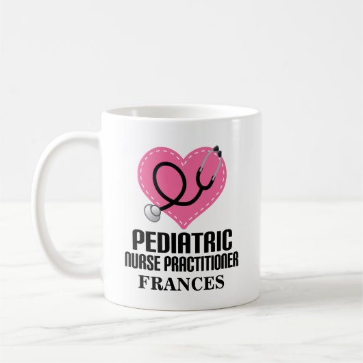 小児科のナースの従業者の感謝週 コーヒーマグカップ (左)