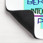 小児科のナースPICUのおもしろいなナースのギフト マウスパッド (コーナー)