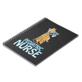 小児科のナースRNの小児科のキリンのギフト ノートブック (左側)