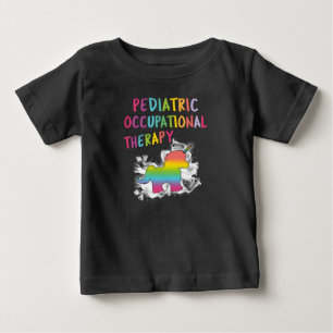 小児科の作業療法OT ベビーTシャツ