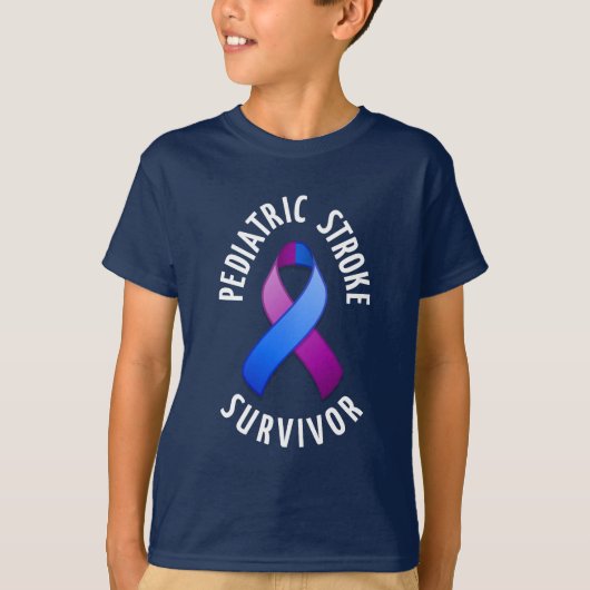 小児科の打撃の生存者の暗闇のワイシャツ Tシャツ (正面)