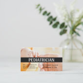 小児科アポイントメント名刺ブルー 予約カード (スタンド正面)