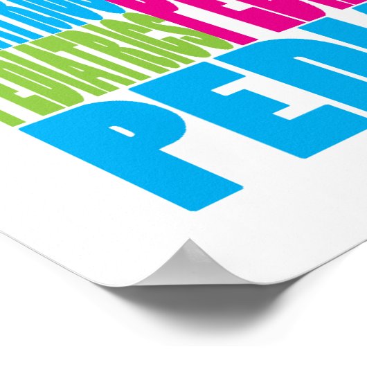 小児科カラフル科 ポスター (角)