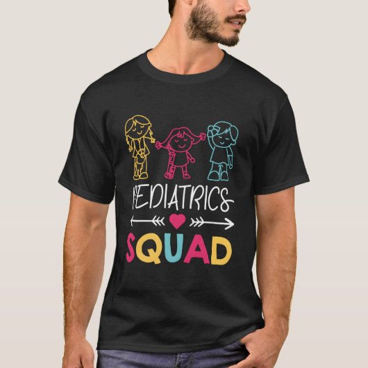 小児科チーム看護師 Tシャツ (正面)