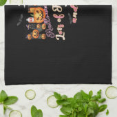 小児科ナースおもしろいハロウィーンデザインエッセンシャル キッチンタオル (折り畳み)