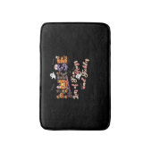 小児科ナースおもしろいハロウィーンデザインエッセンシャル バスマット (正面縦)