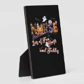 小児科ナースおもしろいハロウィーンデザインエッセンシャル フォトプラーク (側面)