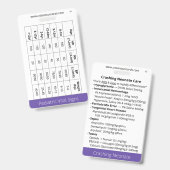 小児科バイタルサイン/ネオナトクラッシュバッジ バッジ (正面＆裏面)