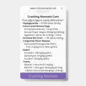 小児科バイタルサイン/ネオナトクラッシュバッジ バッジ (裏面)