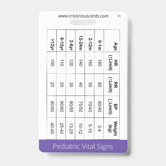 小児科バイタルサイン/ネオナトクラッシュバッジ バッジ (正面)