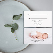 小児科フォトアポイントメントカード