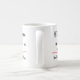 小児科マグ用のハートを持つナース コーヒーマグカップ