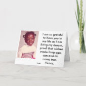 小児科医のメリークリスマス シーズンカード (裏面)