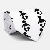 小児科医のロゴ-乳児、子供への医者 ネクタイ (ロール)