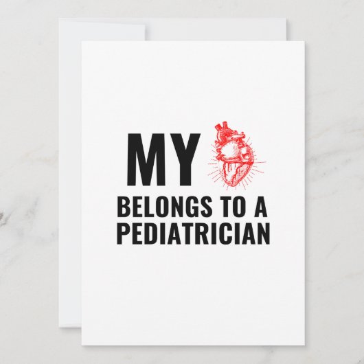 小児科医の医おもしろい者ハート シーズンカード (正面)