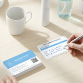 小児科医テディベアかわいいアポイントメント 名刺