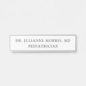 小児科医 サインプレート (正面)