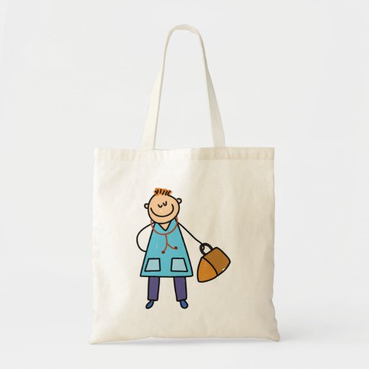小児科医 トートバッグ (正面)