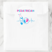 小児科医、小児科医、小児科医、 ラウンドシール (バッグ)