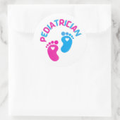 小児科医、小児科医、小児科医、 ラウンドシール (バッグ)