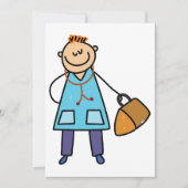 小児科医 招待状 (正面)