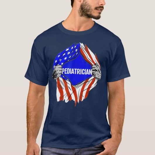 小児科医X小児科 Tシャツ (正面)
